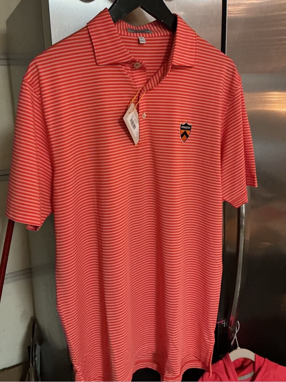 Peter Millar Tiebreaker Performance Polo NWT Medium Princeton University #Millar